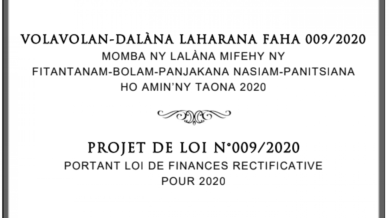 Logo Projet de loi 2020